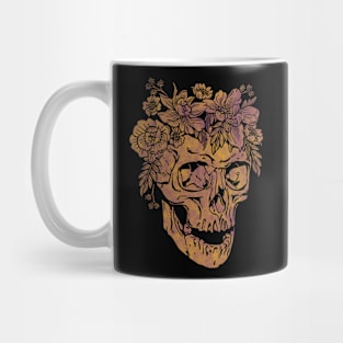 Flower Skull Mug